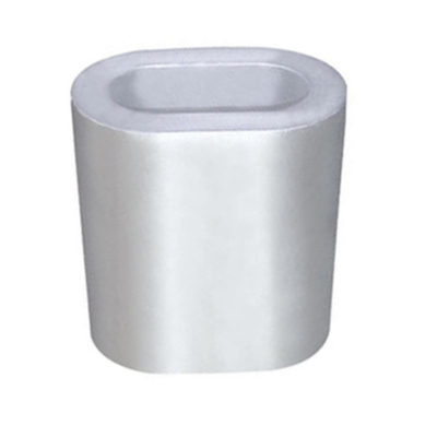 Aluminiuml Casting Rope Rigging Phần cứng DIN3039 Nhôm Wire Rope Ferrule