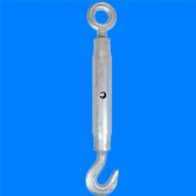 DIN1478 Thép không gỉ Turnbuckle Loại thân ống Thép carbon mạ kẽm