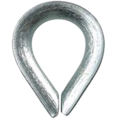 BS464 Dây cáp Thimble Cáp thép thông thường Thimble 0,076 - 15kg / Pc