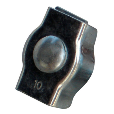 Kẹp dây cáp Simplex 0,005 - 0,073 Kg / Pc Kẹp dây cáp Thép carbon mạ kẽm