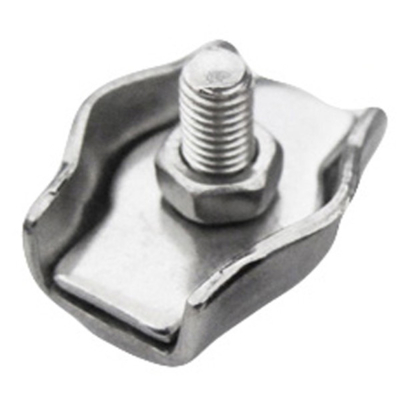 Kẹp dây cáp Simplex 0,005 - 0,073 Kg / Pc Kẹp dây cáp Thép carbon mạ kẽm