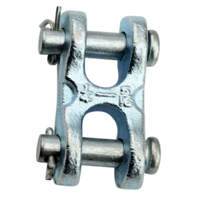 2.1T - 7.48T Drop Forged Master Link Mạ kẽm Twin Clevis Link ISO