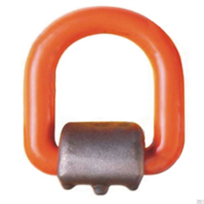 Thép carbon rèn D Ring Power Coated G80 Weld in D Rings With Wrap