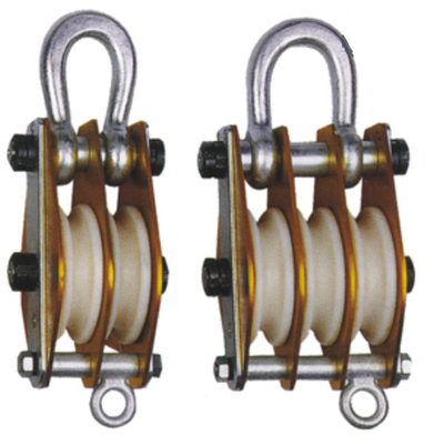 Ròng rọc đôi hợp kim nhôm mạ kẽm 5.7mm - 15.5mm 80T