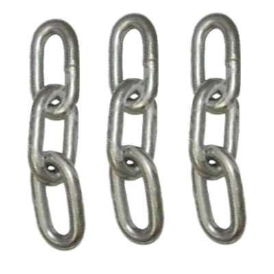 Chuỗi liên kết thép tròn mạ kẽm Q235B Chuỗi liên kết tiêu chuẩn Hàn Quốc
