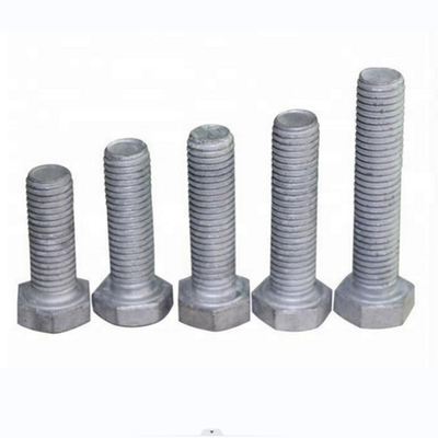 Phụ kiện đường dây điện bằng thép carbon rèn nóng HDG Hex Bolt và Nut Lớp 6,8
